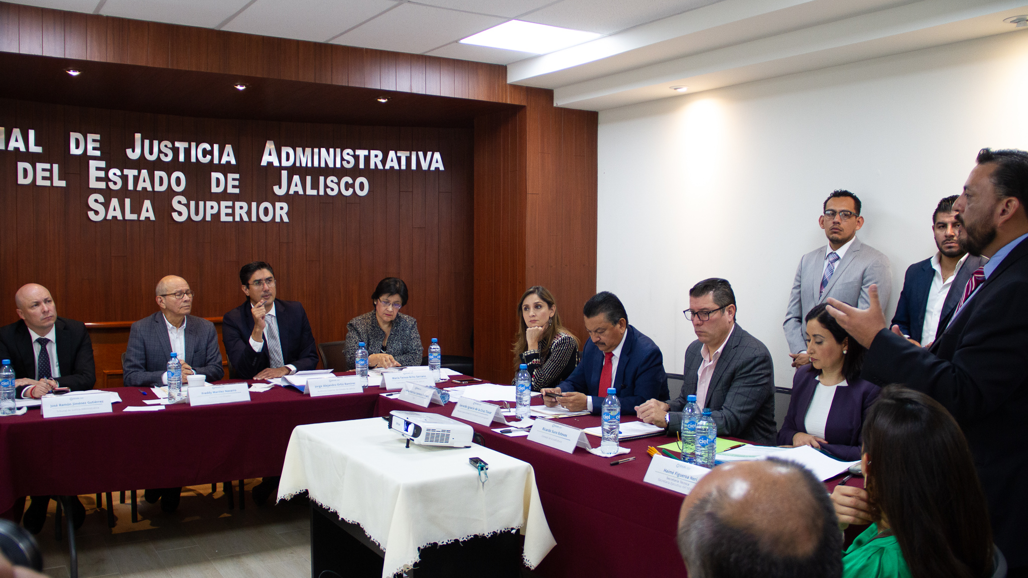 Fotografía de evento celebrado en el Tribunal de Justicia Administrativa de Jalisco. 